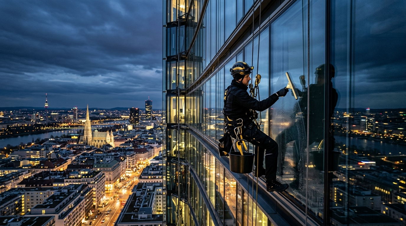 Fensterreinigung Wien – Gewerbliche Glasreinigung
